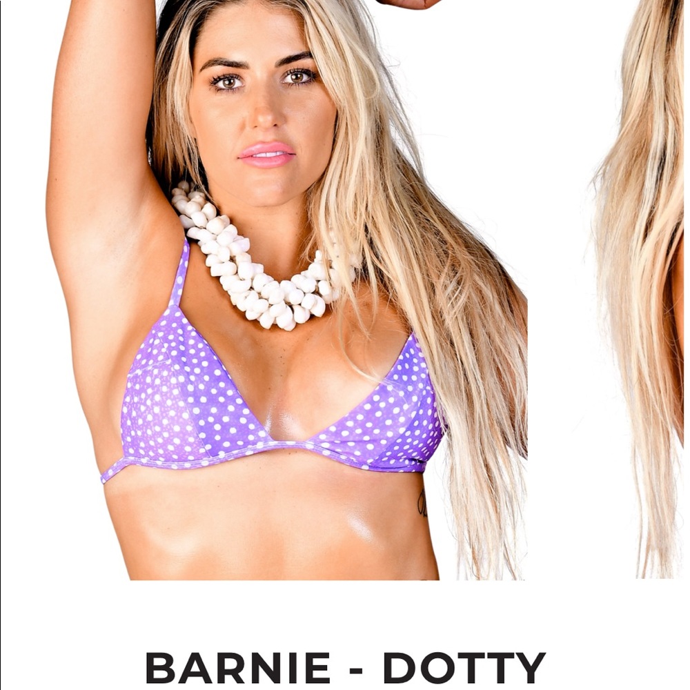 MOANA BIKINI Barnie Dotty Bikini top Size M